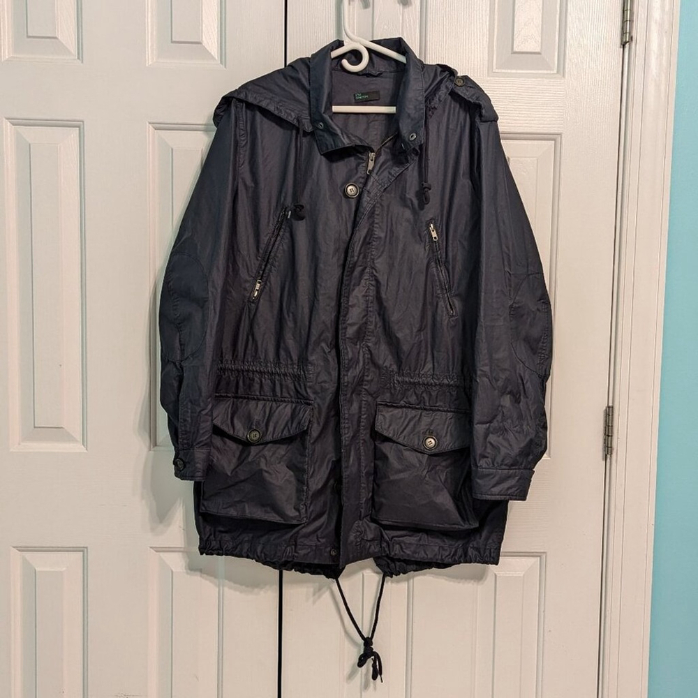 Men's Stile Benetton Jacket, L, Dark Blue